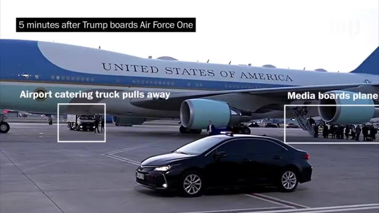 Màn 'tráo máy bay' tuyệt mật sau cảnh báo về âm mưu ám sát Tổng thống Trump