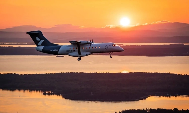 The world's most electric plane takes off