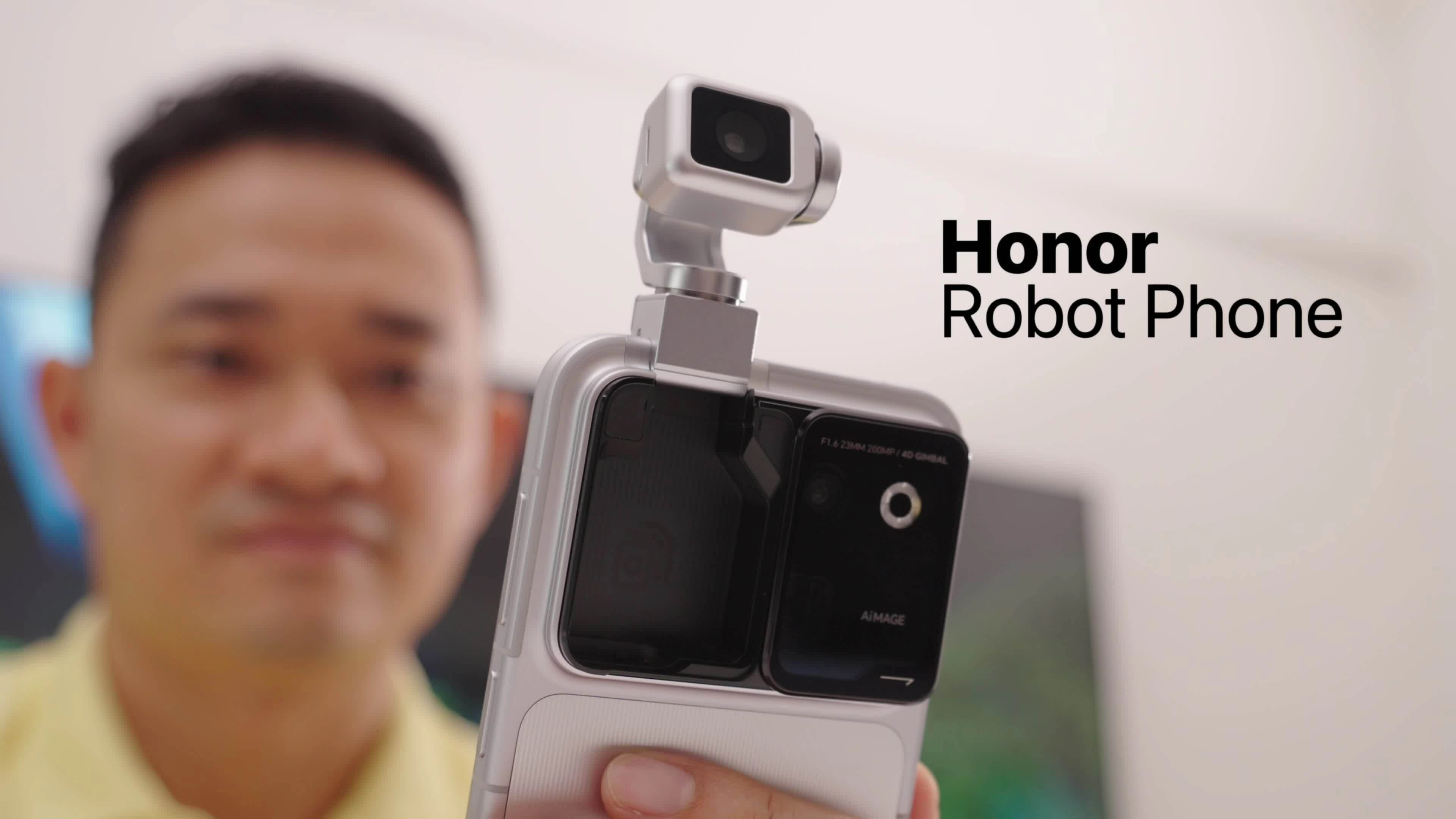 Quickly experience the Honor Robot Phone robot phone