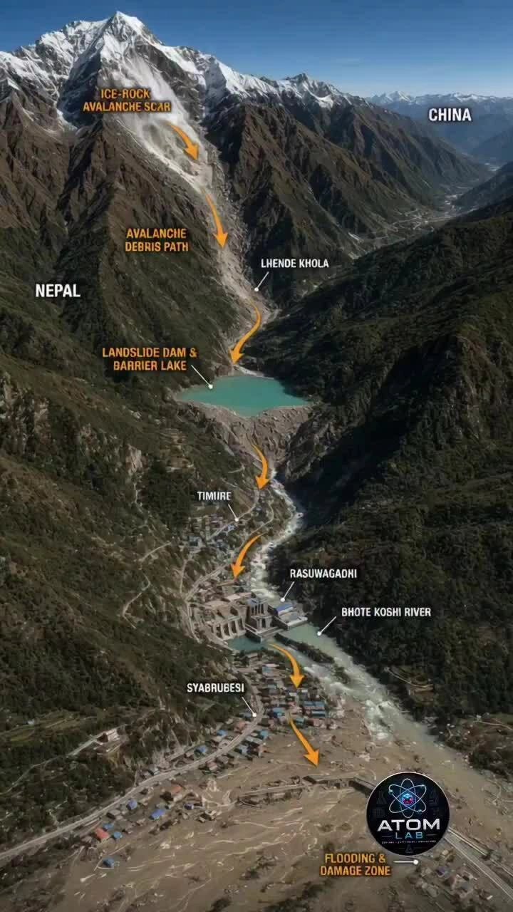 Sự kết hợp tử thần trong thảm họa lũ quét tàn phá biên giới Nepal