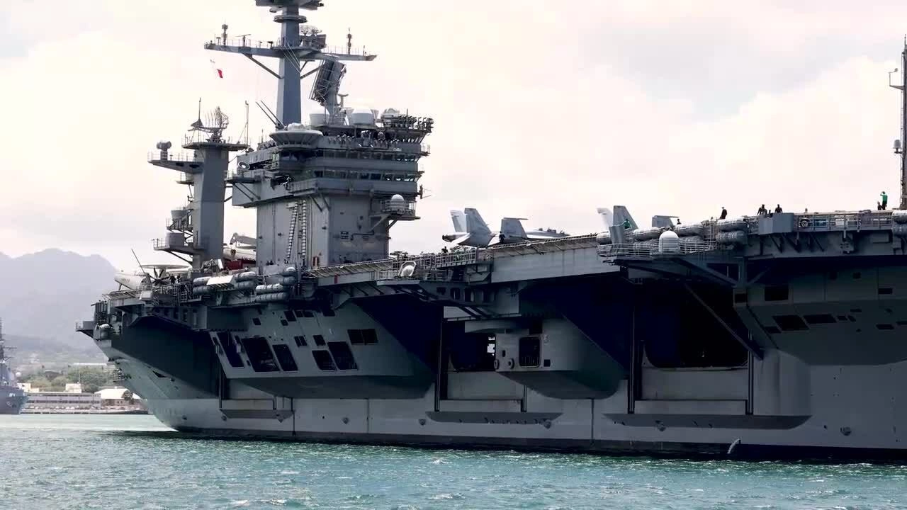 Vừa đến Trung Đông, tàu sân bay Mỹ lại sắp 'rời đi'