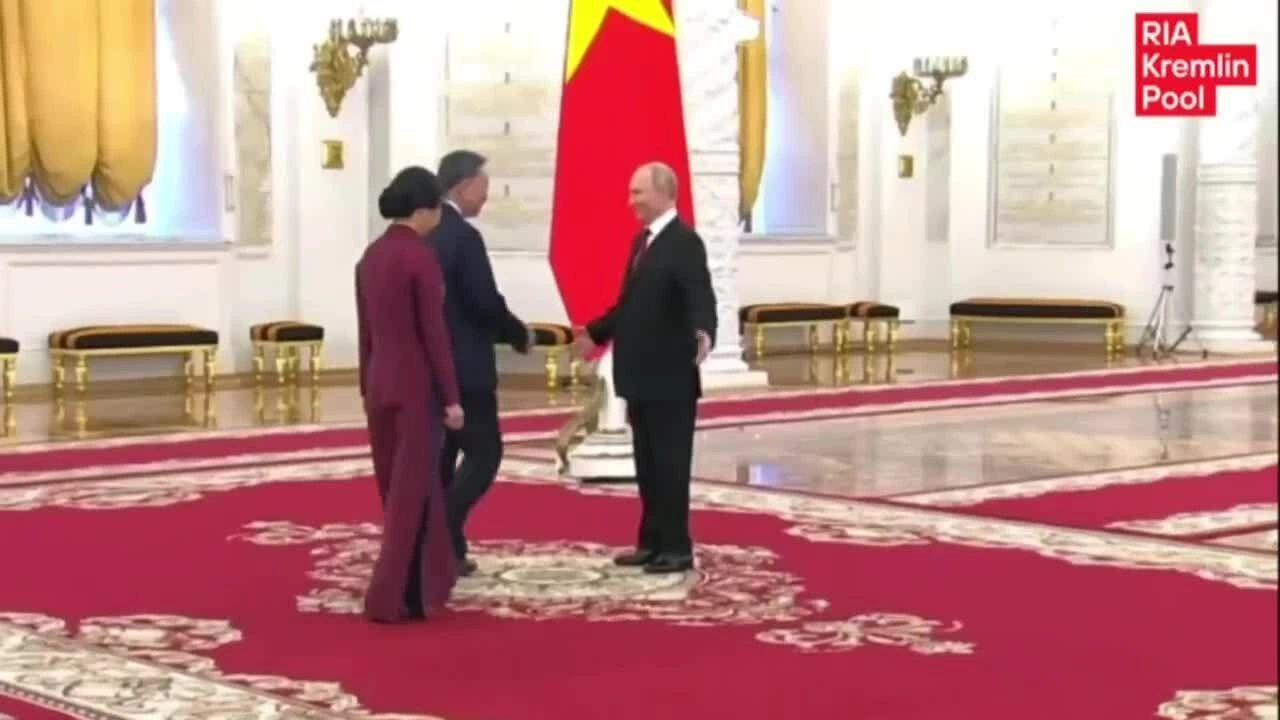 Tổng thống Putin chủ trì lễ đón Tổng Bí thư, Chủ tịch nước Tô Lâm