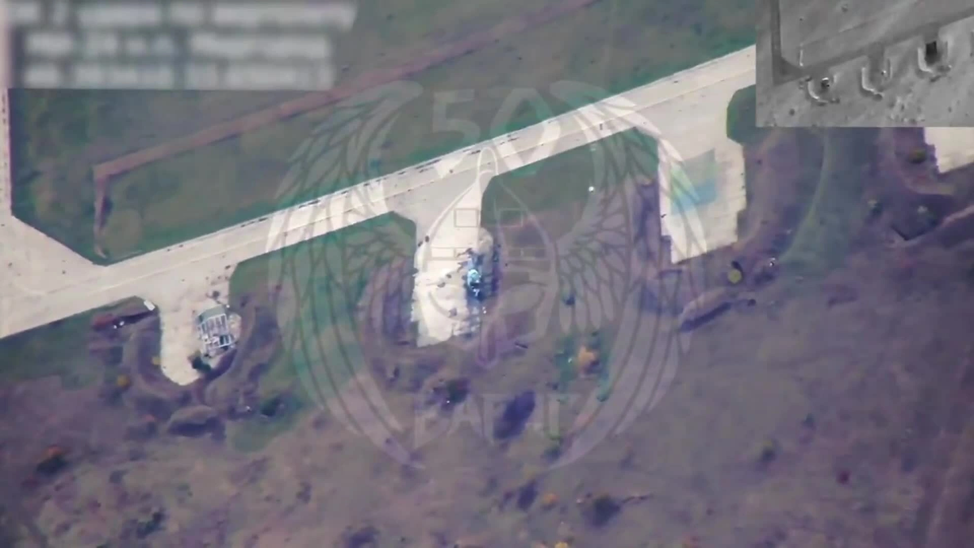 Trực thăng Mi-24 Ukraine bị UAV Nga phá hủy ngay trên đường băng